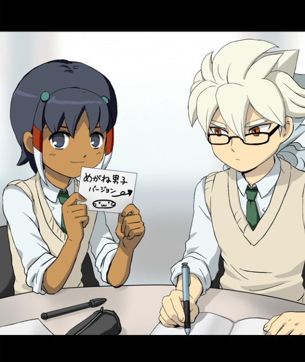 hakuryuu and shuu (inazuma eleven and 1 more) drawn by mizuhara_aki