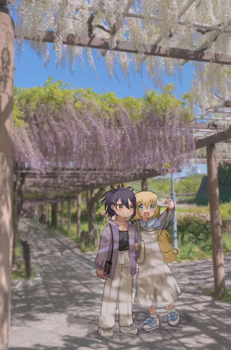 colette brunel and fujibayashi sheena (tales of and 1 more) drawn by mametaro_(ma_me_ta_ro)