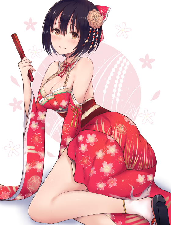 takafuji kako (idolmaster and 1 more) drawn by kinryuu