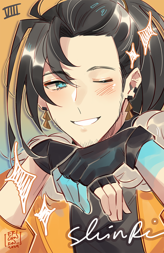 josuiji shinri (holostars and 1 more) drawn by coll_(erichankun)