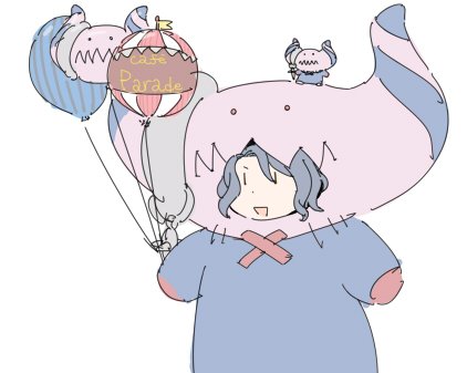asselin bb ii and satan (idolmaster and 1 more) drawn by pall
