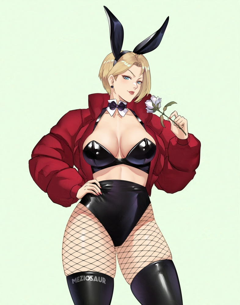 king (the king of fighters and 2 more) drawn by meziosaur