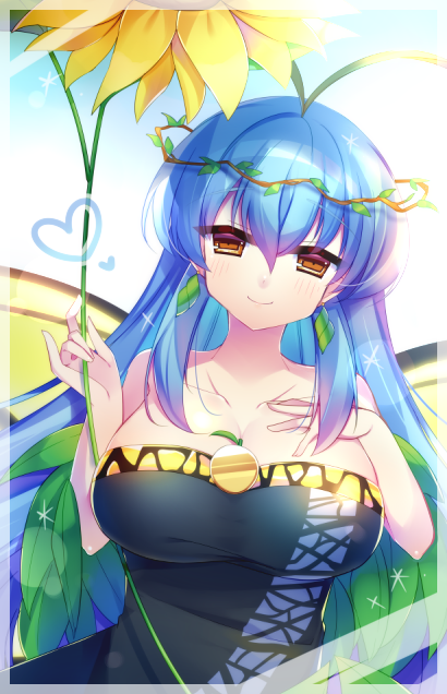 eternity larva (touhou and 1 more) drawn by kujou_mikuru