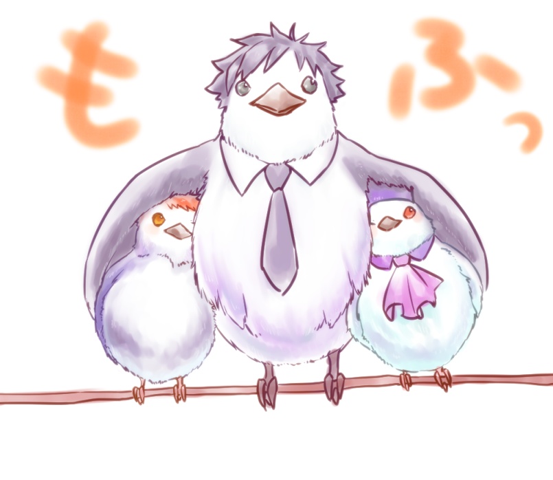 illyasviel von einzbern, emiya shirou, and emiya kiritsugu (fate and 2 more) drawn by heiheiniseta