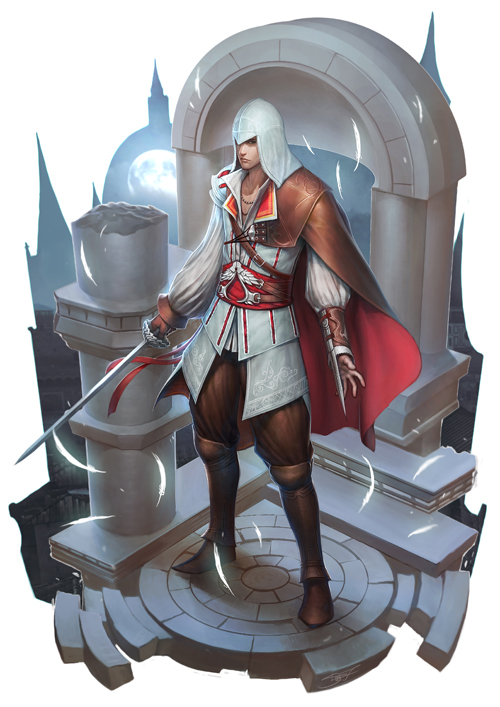 ezio auditore da firenze (assassin's creed and 1 more) drawn by neoartcore