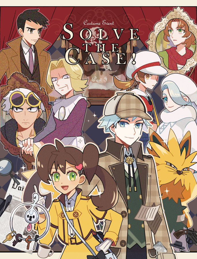 lyra, steven stone, guzma, melony, shauna, and 5 more (pokemon and 7 more) drawn by ss_ii_kk