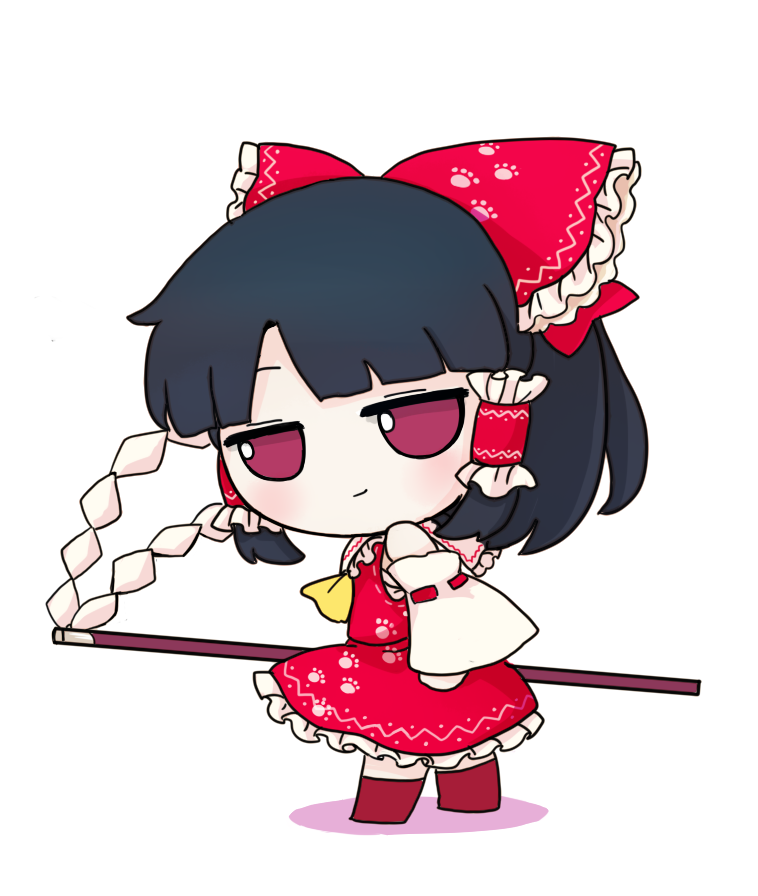 hakurei reimu (touhou and 1 more) drawn by azuma_meri