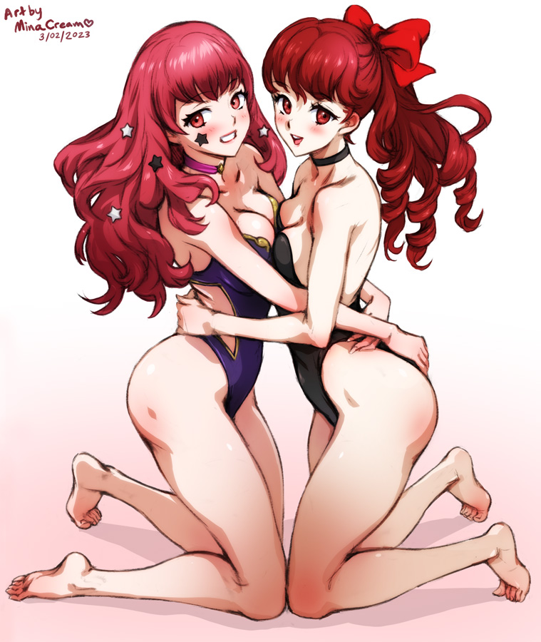 yoshizawa kasumi, yunaka, and laura post (fire emblem and 4 more) drawn by mina_cream
