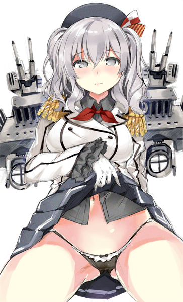 kashima (kantai collection) drawn by shimeji_(4_me_ji)