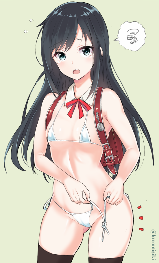 asashio and asashio kai ni (kantai collection) drawn by takaharu
