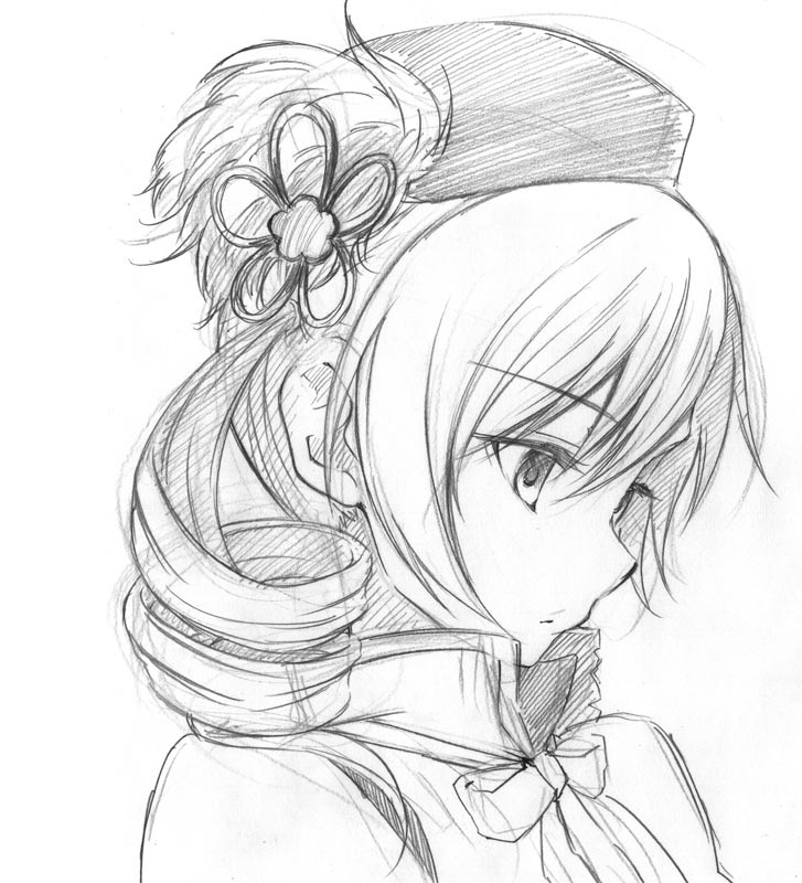 tomoe mami (mahou shoujo madoka magica) drawn by renji_(orange_ize)