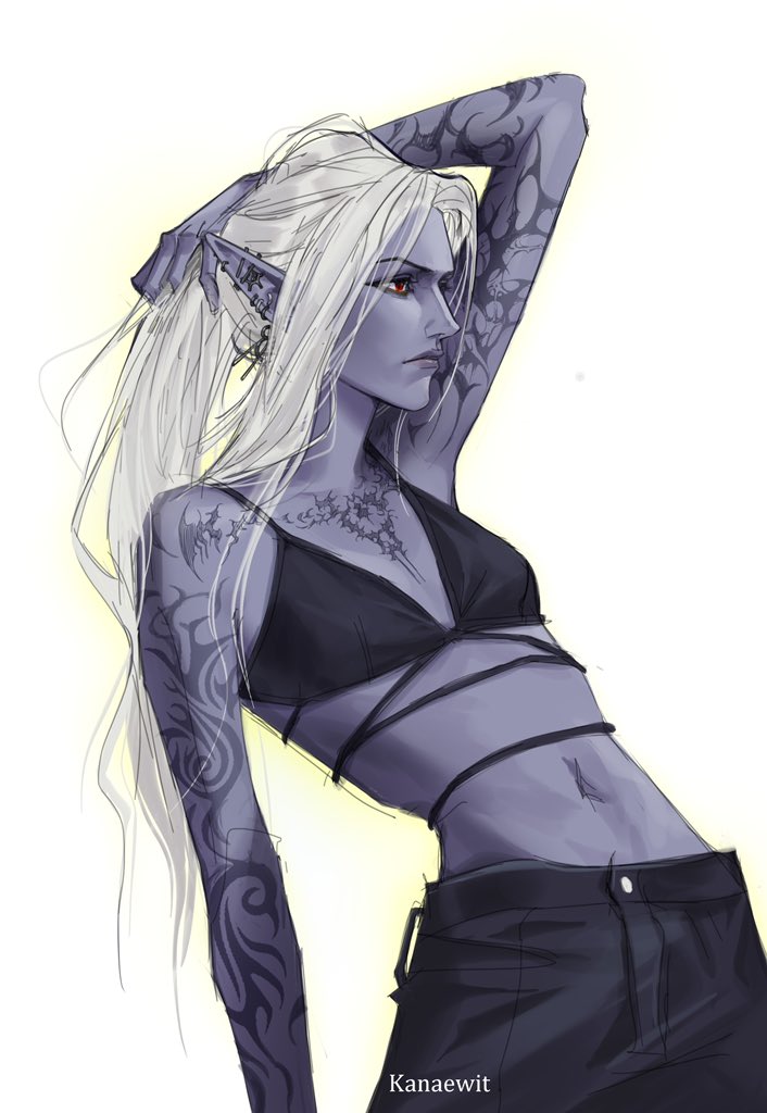 minthara (dungeons & dragons and 2 more) drawn by kanaewit