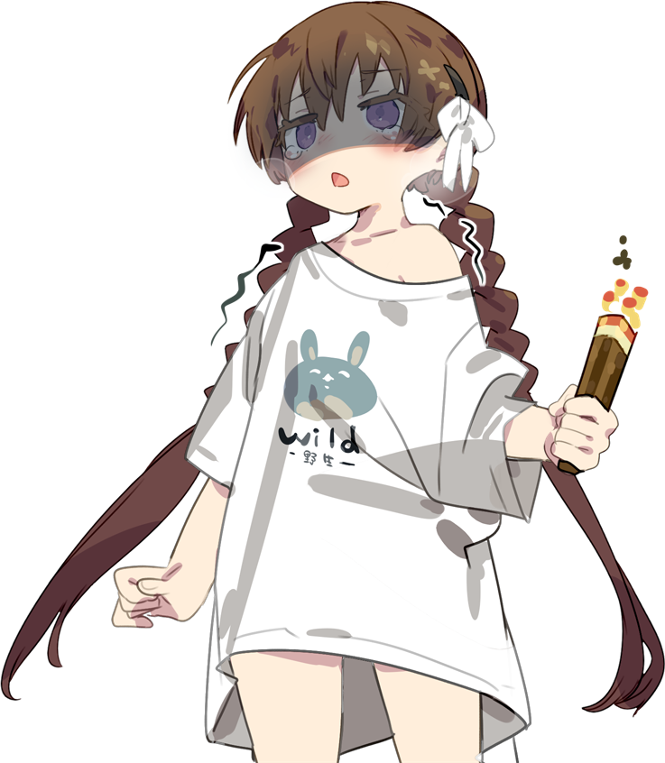 tsukuyomi ai (voiceroid and 1 more) drawn by karei