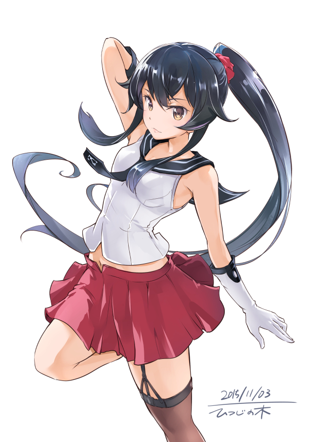 yahagi (kantai collection) drawn by moupii_(hitsuji_no_ki)