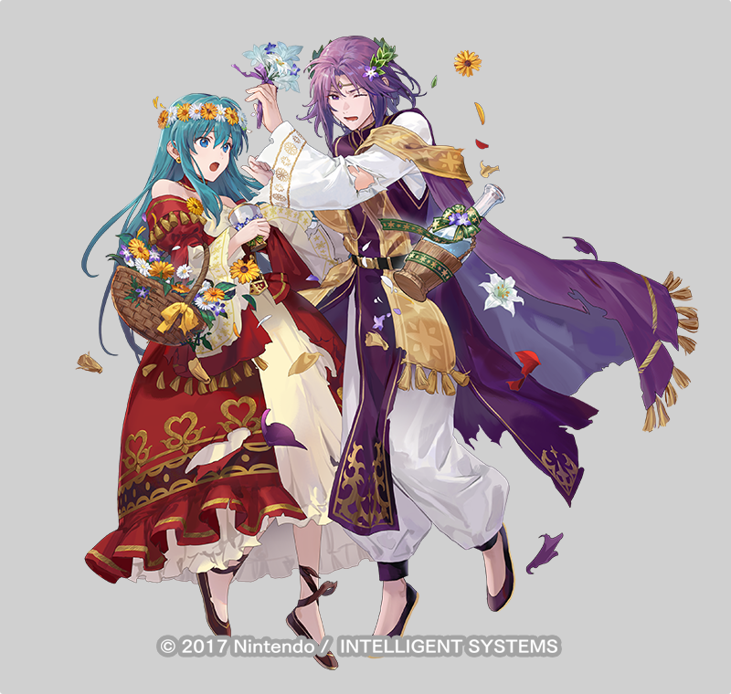 eirika and lyon (fire emblem and 2 more) drawn by azu-taro