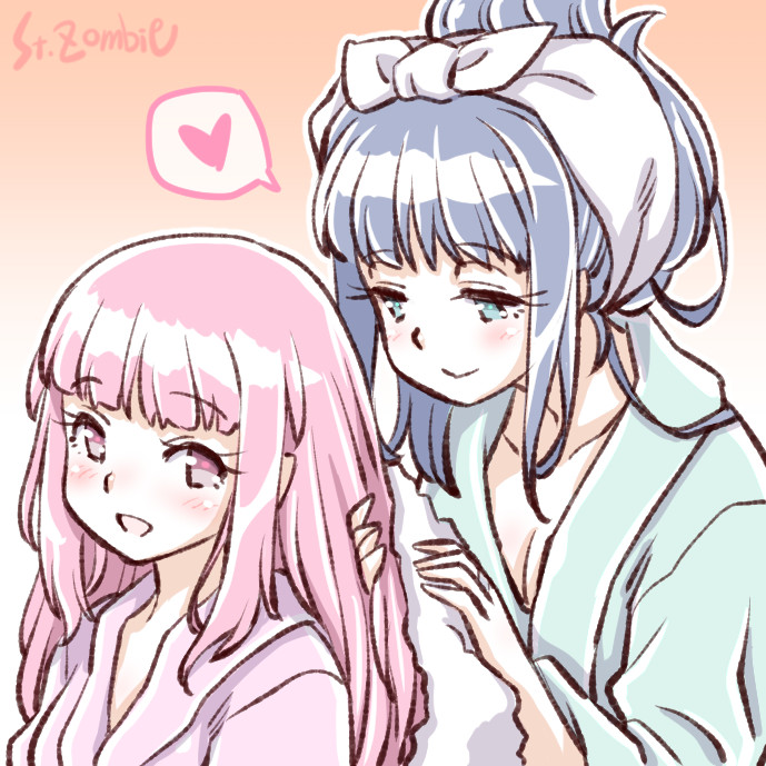 tamaki iroha and nanami yachiyo (mahou shoujo madoka magica and 1 more) drawn by studiozombie