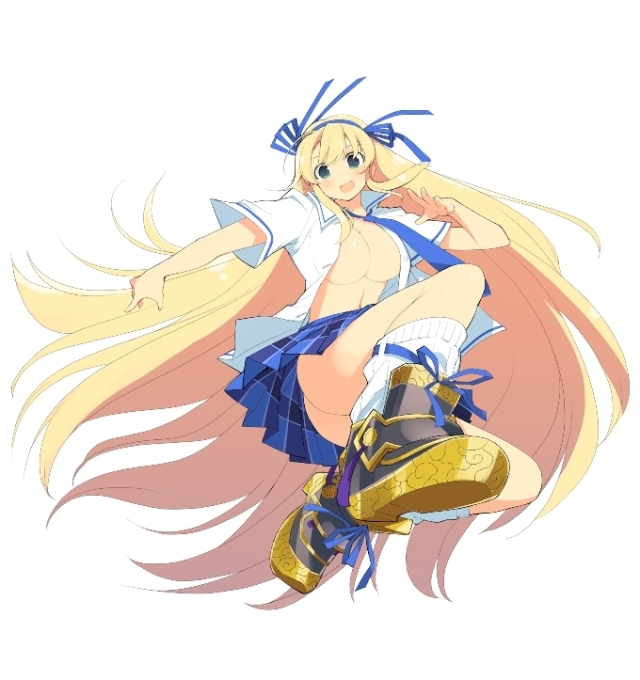 katsuragi (senran kagura and 1 more) drawn by yaegashi_nan
