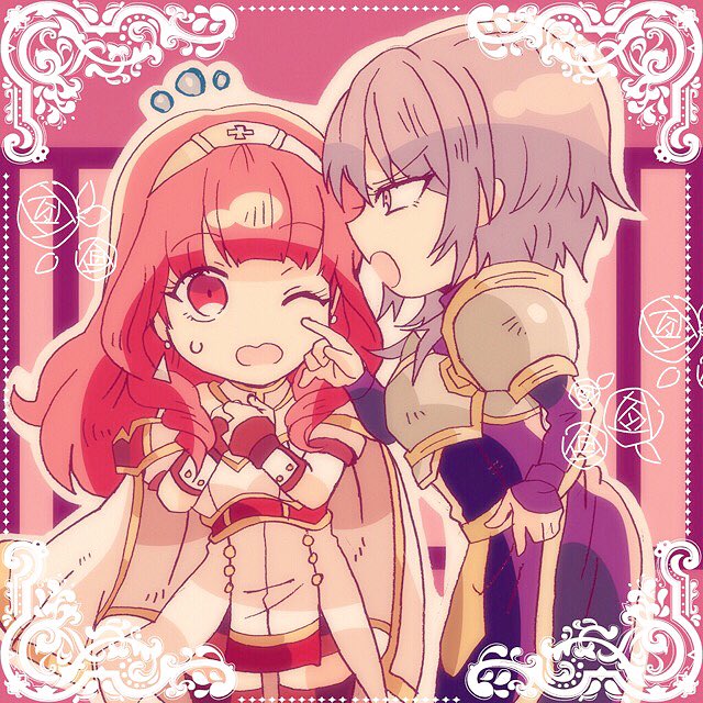 celica and leon (fire emblem and 1 more) drawn by kiriya_(552260)