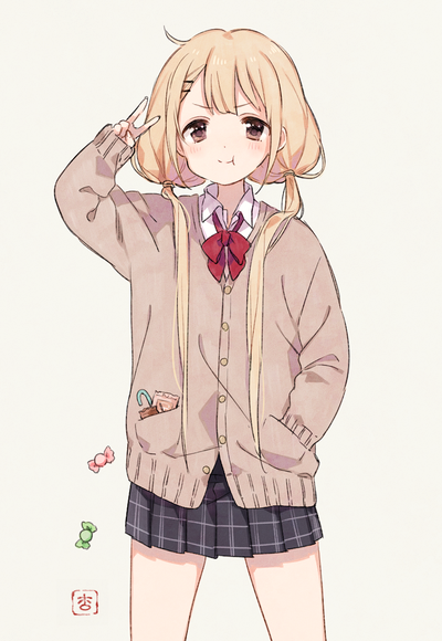 futaba anzu (idolmaster and 1 more) drawn by tko_(mmtmk)