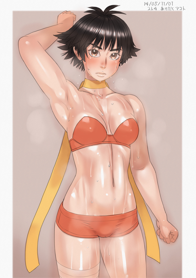 makoto (street fighter and 1 more) drawn by zenkou