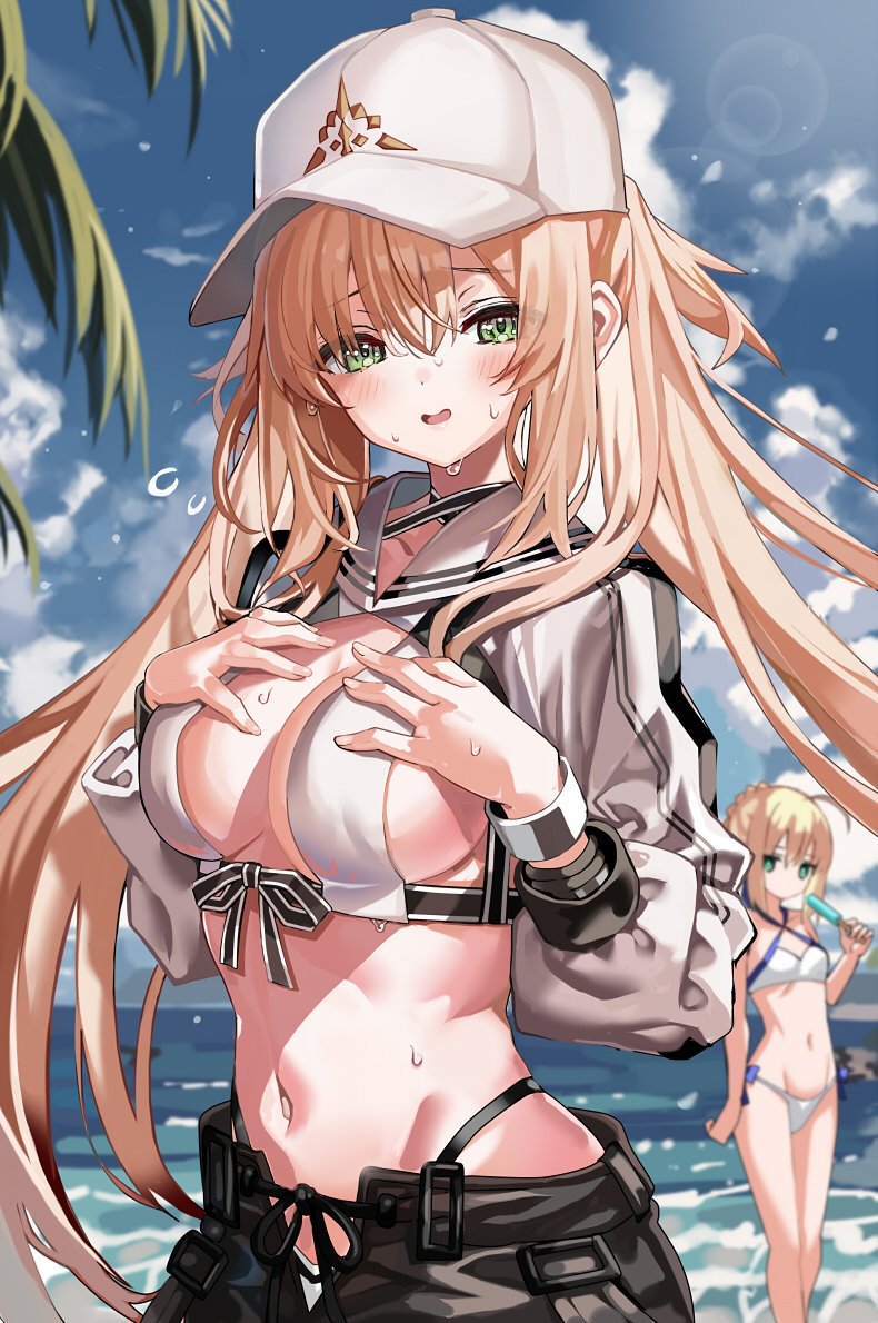 artoria pendragon and artoria caster (fate and 1 more) drawn by shino_(eefy)