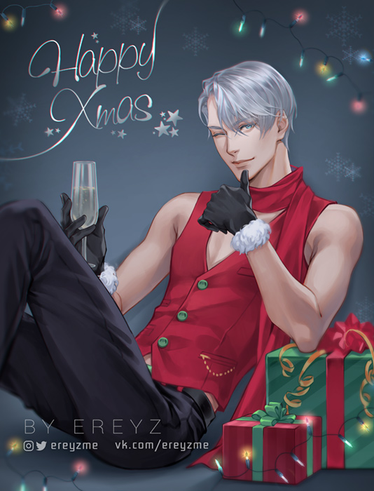 viktor nikiforov (yuri!!! on ice) drawn by ereyz