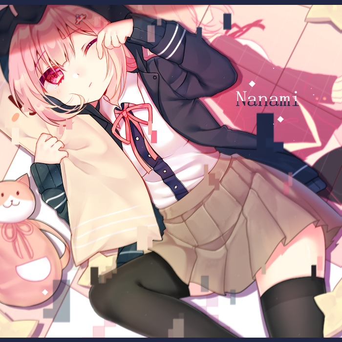 nanami chiaki (danganronpa and 3 more) drawn by sensiye