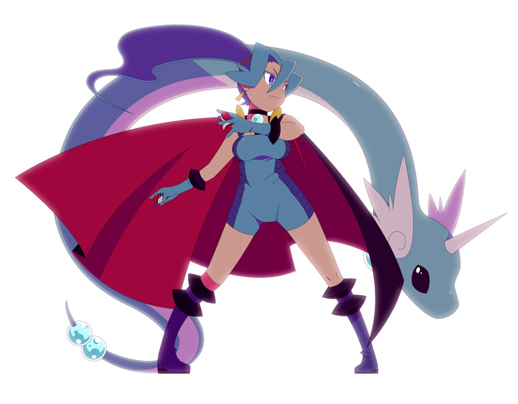 dragonair and clair (pokemon and 1 more) drawn by mzh