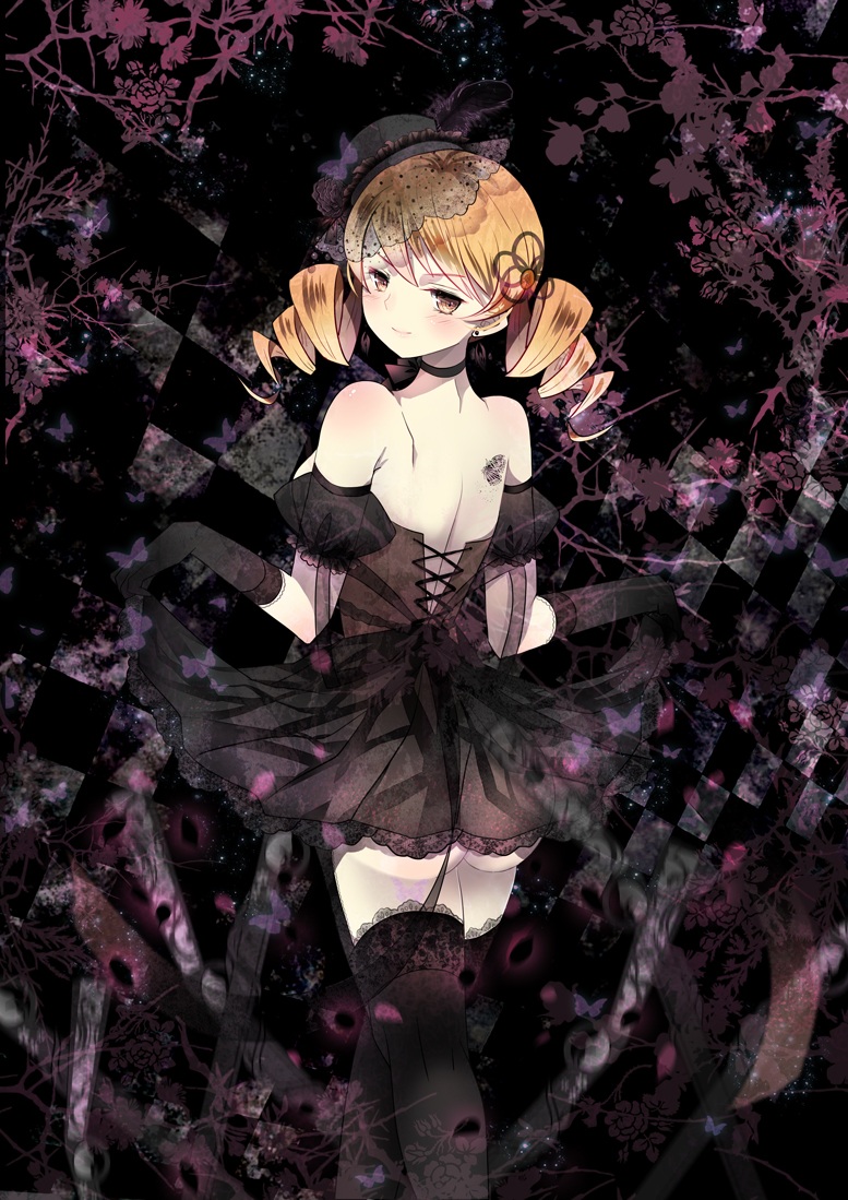 tomoe mami (mahou shoujo madoka magica) drawn by domotolain