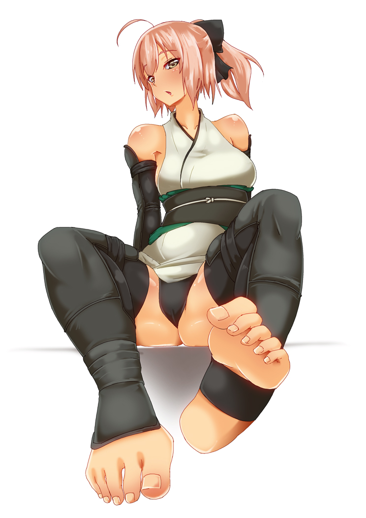 okita souji (fate and 1 more) drawn by yamaneko_ken