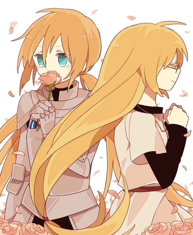 kirino ranmaru and jeanne d'arc (inazuma eleven and 2 more) drawn by nanao_(cow1212)