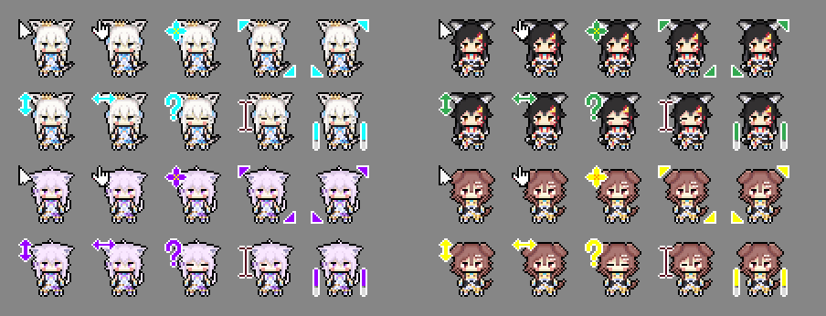 Shirakami Fubuki Nekomata Okayu Inugami Korone And Ookami Mio Hololive Drawn By Morinaga Kokoa Danbooru
