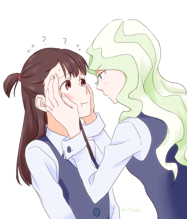 kagari atsuko and diana cavendish (little witch academia) drawn by mitsuko_(4afe6300)