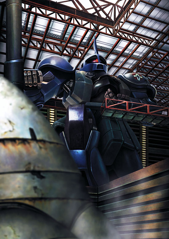 zaku i and zaku i ramba ral custom (gundam and 1 more) drawn by twinbell