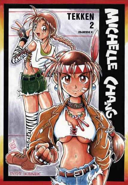 michelle chang (tekken and 1 more) drawn by kenix