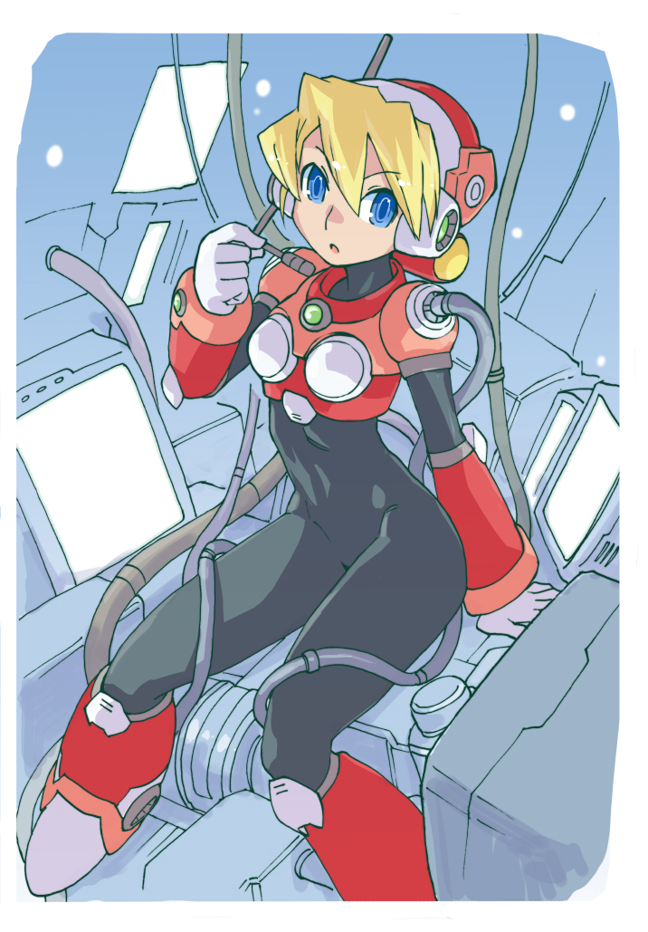 alia (mega man and 1 more) drawn by oyster_(artist)