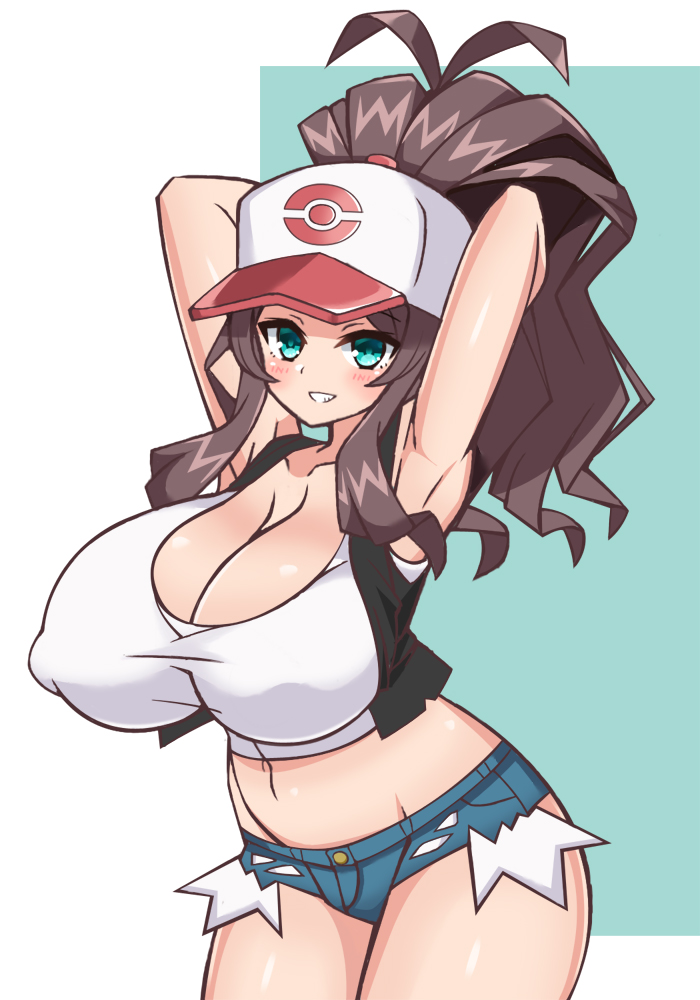 hilda (pokemon and 1 more) drawn by chro_(rulurullu)