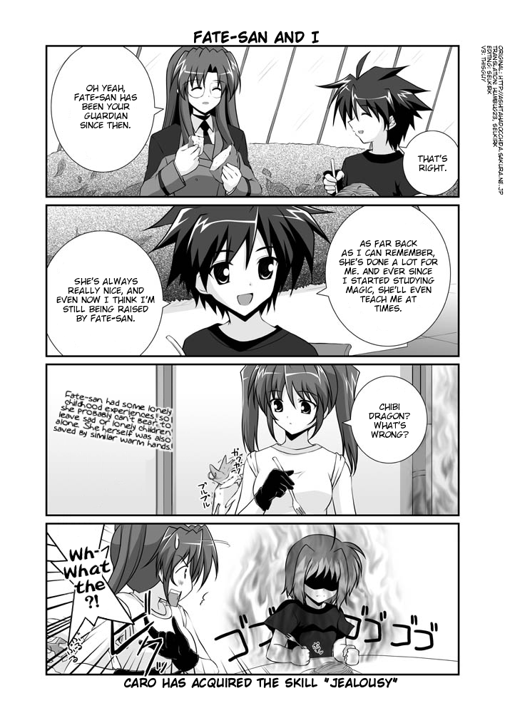 teana lanster, caro ru lushe, erio mondial, friedrich, and shario finieno (lyrical nanoha and 1 more) drawn by mikage_takashi