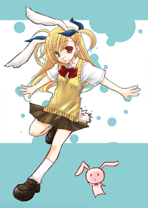 vivio and sacred heart (lyrical nanoha and 1 more) drawn by maccha_ritoro