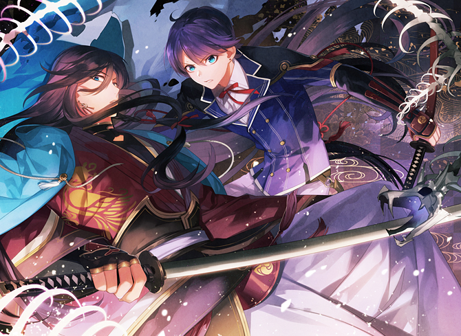 izumi-no-kami kanesada and horikawa kunihiro (touken ranbu) drawn by ariko