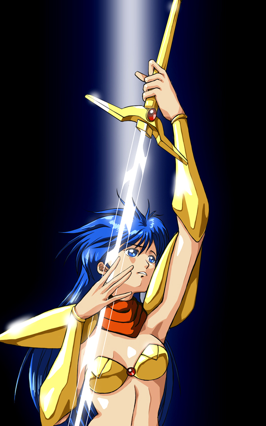 asou yuuko and valis (mugen senshi valis) drawn by kageo78
