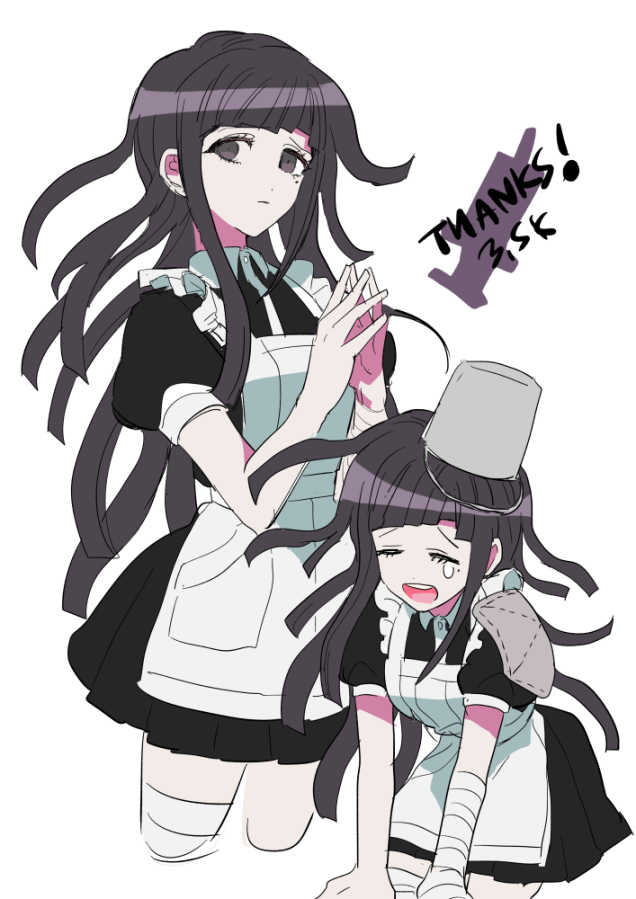 tsumiki mikan (danganronpa and 1 more) drawn by nabu_(d4ng4nn6bu12)