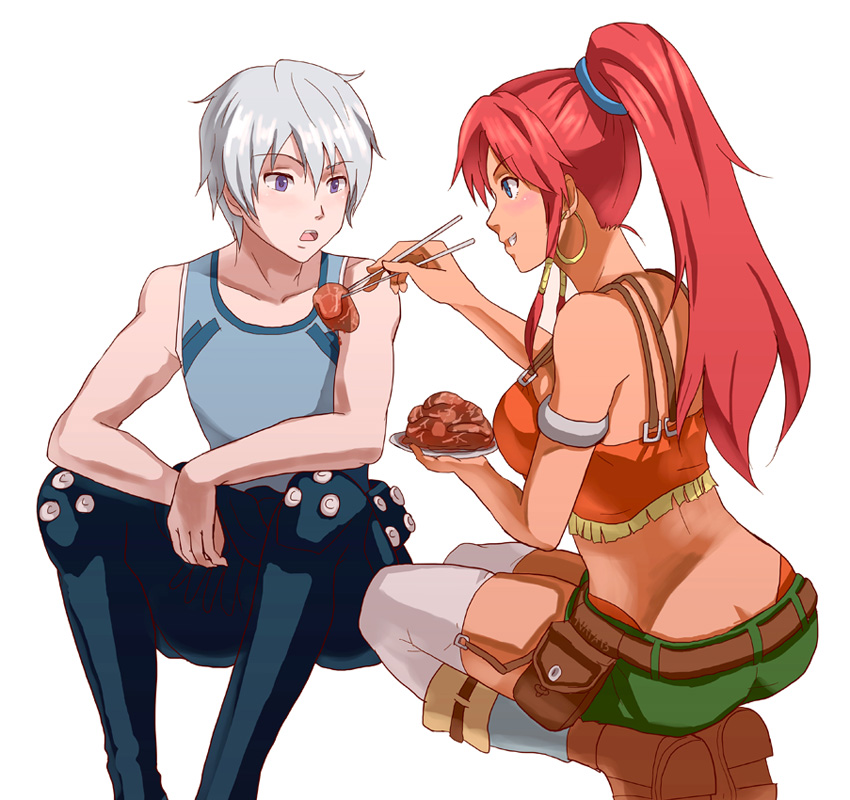 bellows and ledo (suisei no gargantia) drawn by reirei_(reiderch)