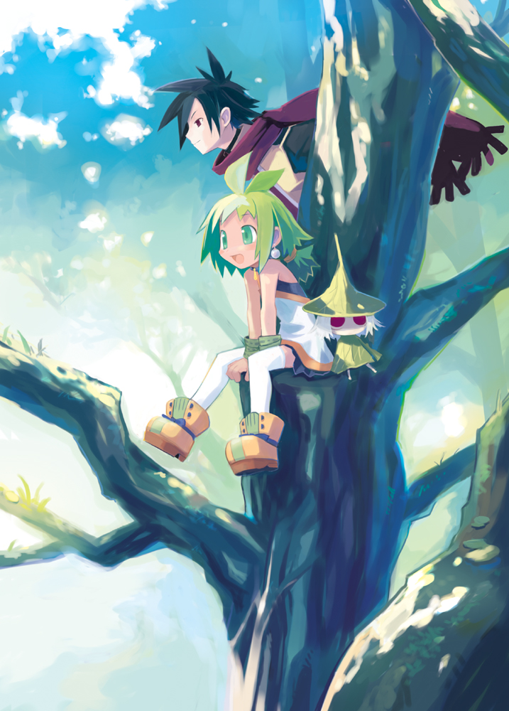 marona, ash, and putty (phantom brave) drawn by harada_takehito