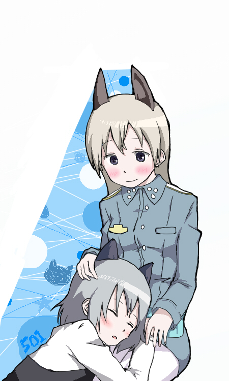 sanya v. litvyak and eila ilmatar juutilainen (world witches series and 1 more) drawn by robin16