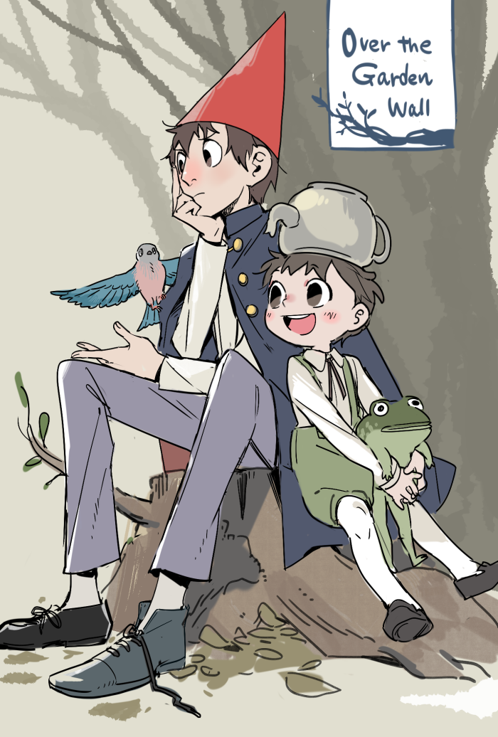 wirt, gregory, and beatrice (over the garden wall) drawn by yutaka7