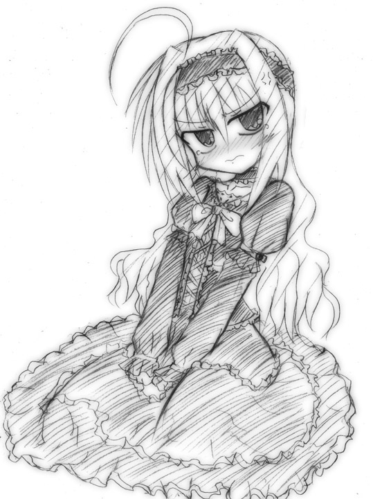 vita (lyrical nanoha and 1 more) drawn by alexi_(tits!)