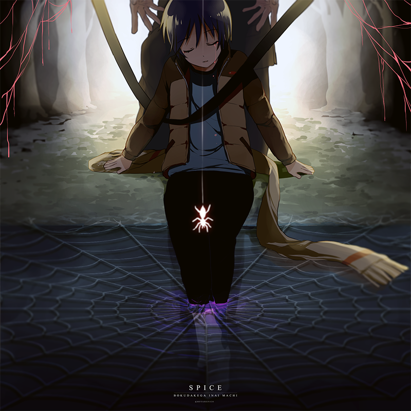 fujinuma satoru (boku dake ga inai machi) drawn by monicanc