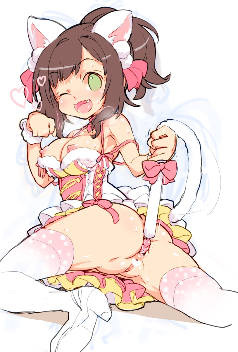 maekawa miku (idolmaster and 1 more) drawn by najimi_shin