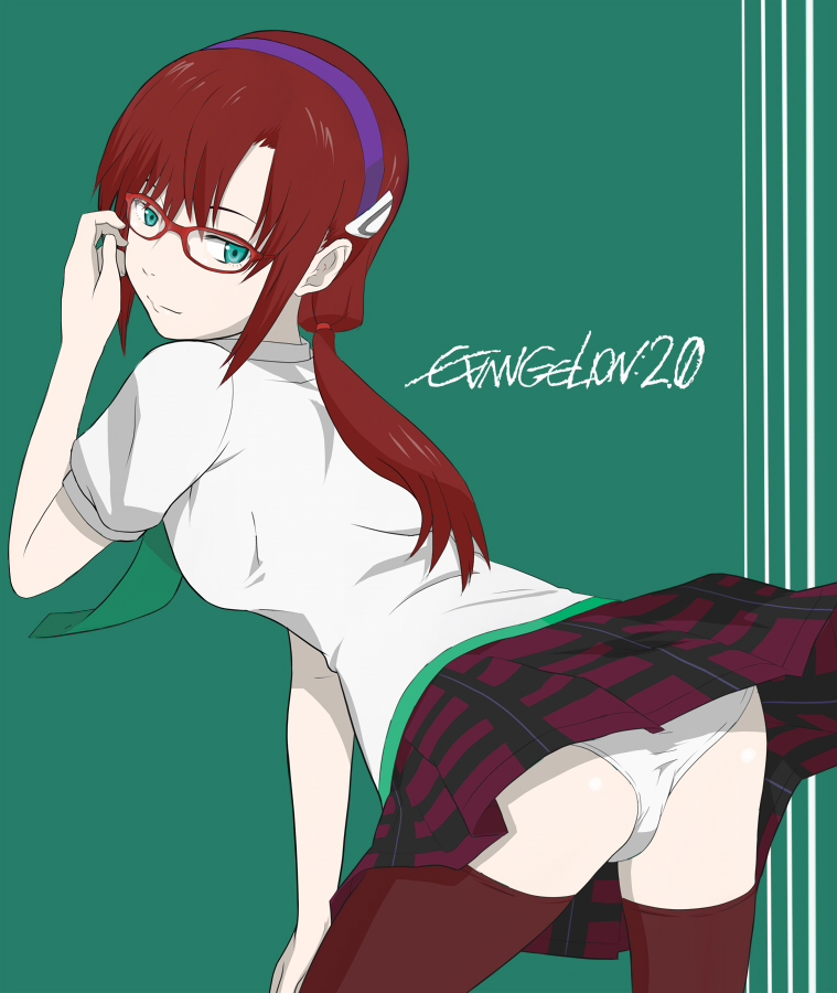 makinami mari illustrious (neon genesis evangelion and 2 more) drawn by luv